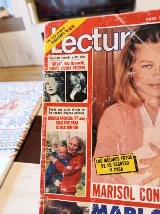 Oferta Revista lecturas año 1981 especial marisol