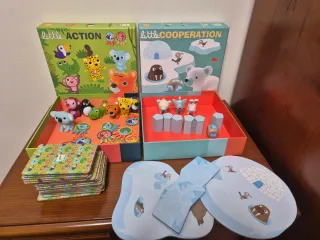 Pack 2 Juegos Haba Little Action y Cooperation