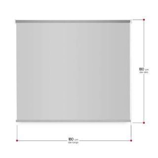 Estor enrollable gris translúcido