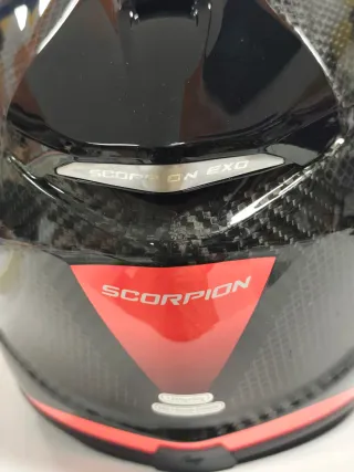 Casco Scorpion Exo-1400 Air Carbono Brillo XS 54cm
