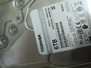 Toshiba X300 6TB Performance & Gaming Disco Duro