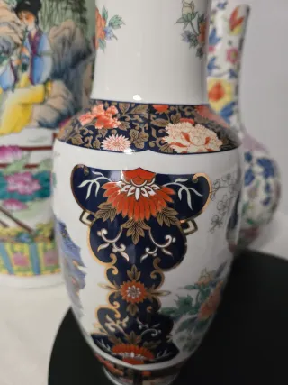 Conjunto de 3 jarrones de cerámica