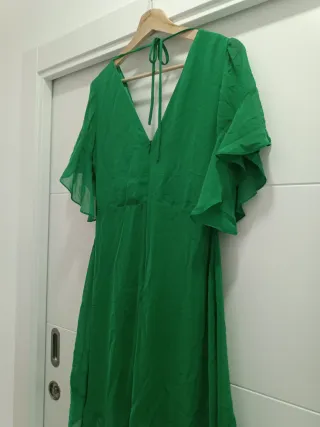 Vestido fiesta verde