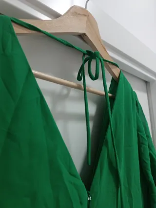 Vestido fiesta verde