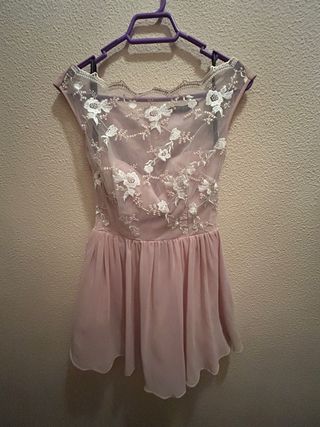 Vestido rosa palo Little Mistrees