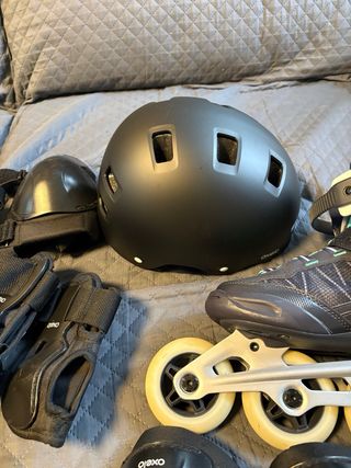 Patines Oxelo Talla 37 + Protección Niño