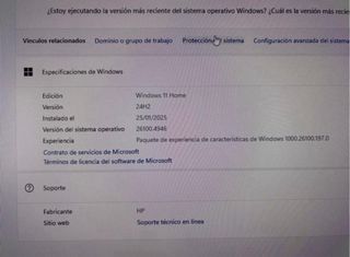 Ordenador HP All-in-One Blanco