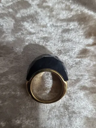 Anillo Luxenter Negro y Dorado