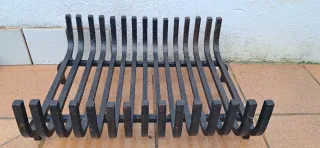 Parrilla de hierro fundido negra