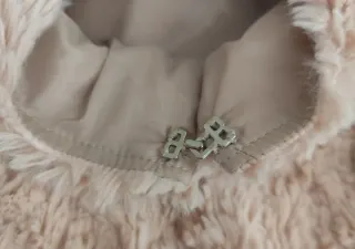 Chaqueta peluche rosa nude Steps Talla L