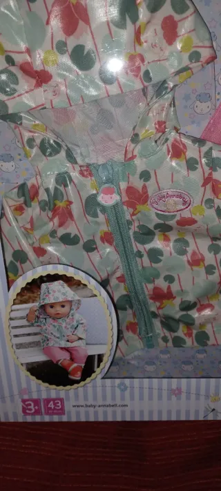 Baby Annabell Conjunto Lluvia 43 cm