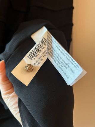 Vestido Negro Massimo Dutti