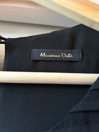 Vestido Negro Massimo Dutti