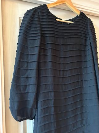 Vestido Negro Massimo Dutti
