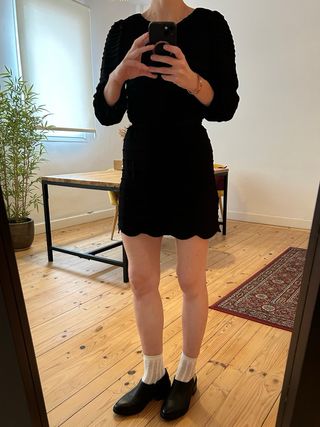 Vestido Negro Massimo Dutti