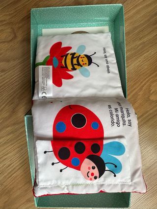 LIQUIDACIÓN!! Libro tela con solapas. Bebés