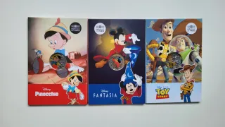 Lotto 10 Monete Argento Disney Monnaie Paris