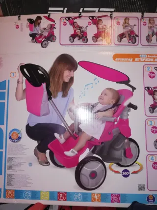 Triciclo Evolutivo Bebé Rosa