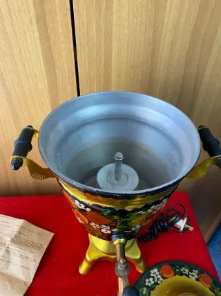 Sanovar vintage ottone decorato