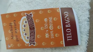 Telo bagno 100% cotone