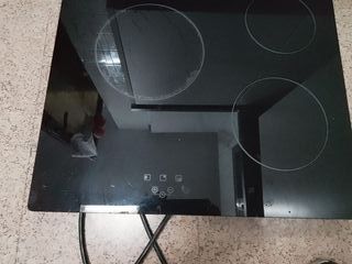 Placa vitrocerámica negra