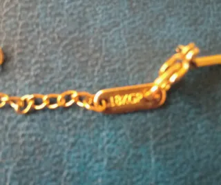 Cadena y Colgante Nácar Baño Oro