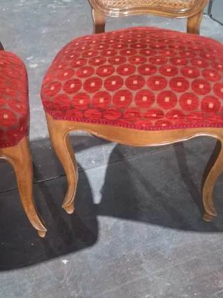 6 Sillas Antiguas Estilo Francés