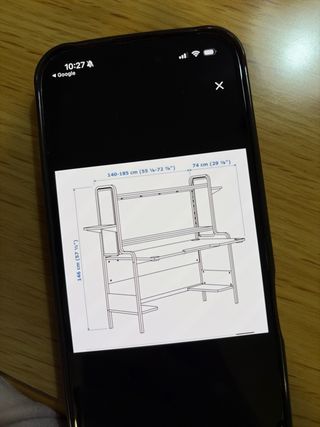 Escritorio FREDDE gamming Estantería Negra Ikea