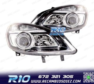FAROS PARA RENAULT SCENIC II 05-08 FONDO NEGRO