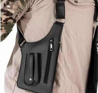 Bolso Pecho Unisex Negro