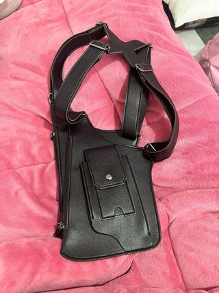 Bolso Pecho Unisex Negro