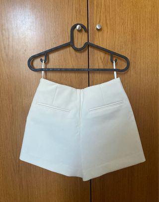 Falda pantalón Zara Crema Talla XS