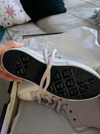 Zapatillas Converse All Star altas rosas