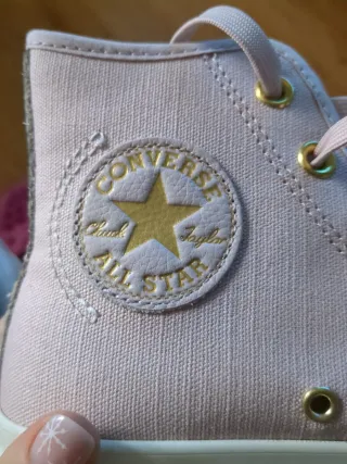 Zapatillas Converse All Star altas rosas