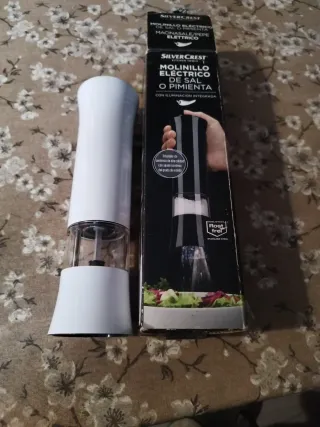 Molinillo Eléctrico Sal/Pimienta Silvercrest
