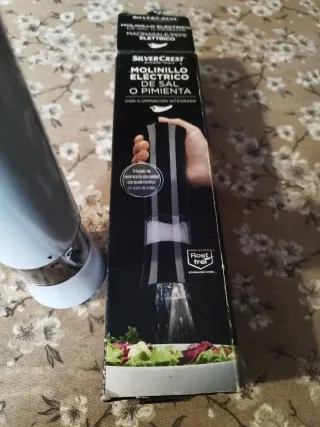 Molinillo Eléctrico Sal/Pimienta Silvercrest