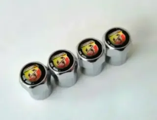 Abarth 4 Tapones de Neumáticos Llantas Ruedas