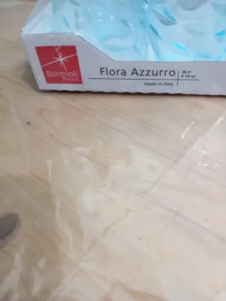 Bormioli Rocco Flora Azzurro 3 Set da 6 Bicchieri