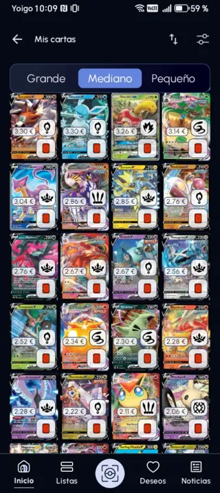 Álbum de cartas Pokémon