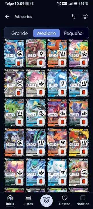 Álbum de cartas Pokémon