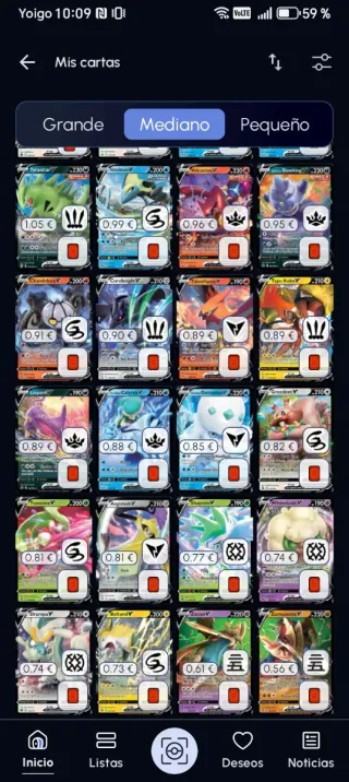 Álbum de cartas Pokémon