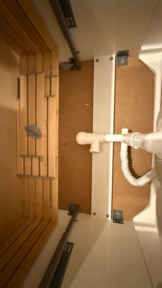 Lavabo y cubeta baño Ikea blanco 2 cajones