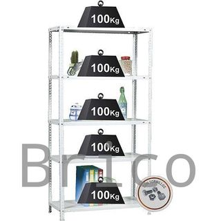 Estantería Metálica 1800x900x400 mm - 500 Kg