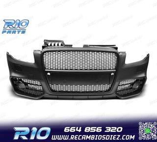 PARAGOLPES DELANTERO AUDI A4 04-07 LOOK RS4 NEGRO