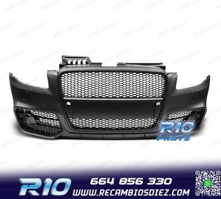 PARAGOLPES DELANTERO AUDI A4 04-07 LOOK RS4 NEGRO