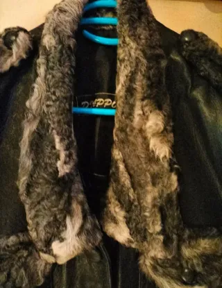 Conjunto Chaqueta y Falda Piel Auténtica