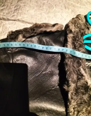 Conjunto Chaqueta y Falda Piel Auténtica