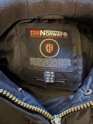 Chaqueta Geographical Norway talla M