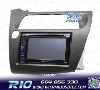 MARCO NEGRO RADIO 2-DIN PARA HONDA CIVIC HATCHBACK 06-11