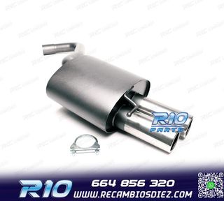 SILENCIOSO ESCAPE BMW SERIE 3 E90 E91 2005- x2 BIS